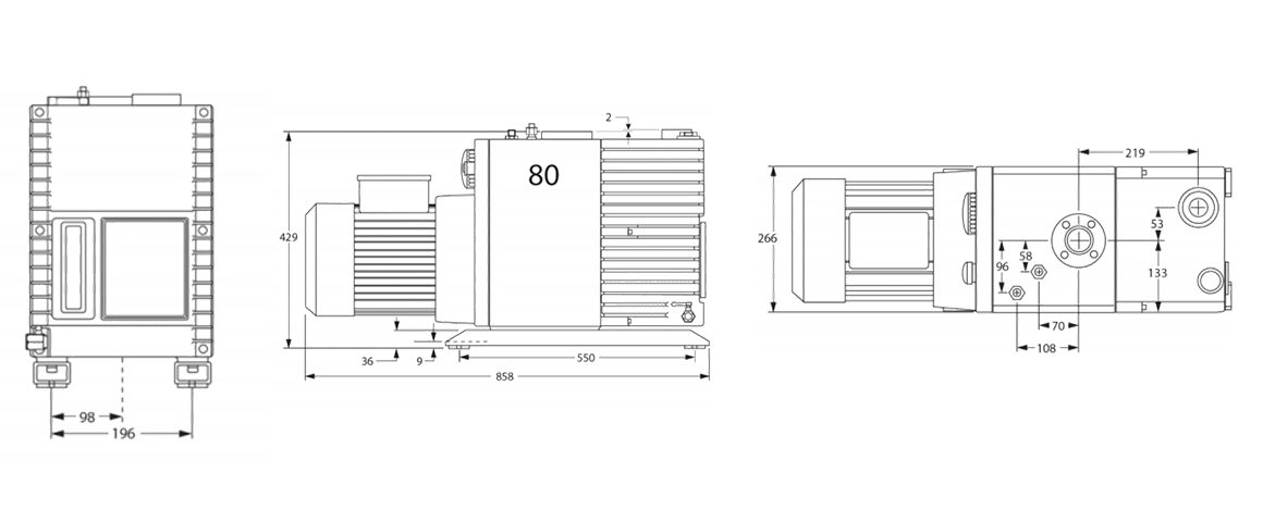 E2M80雙級(jí)旋片真空泵安裝圖.png